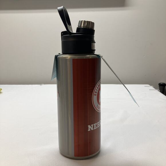Nebraska Huskers Tervis 32oz. Stainless Steel All In Wide Mouth Water Bottle - Picture 4 of 12